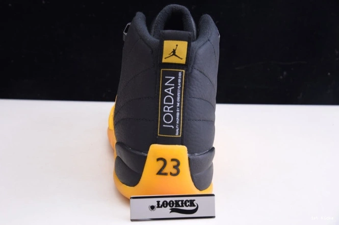 1st Kicks 130690-070 Jordan Gold Air Black Retro 12 University 0714